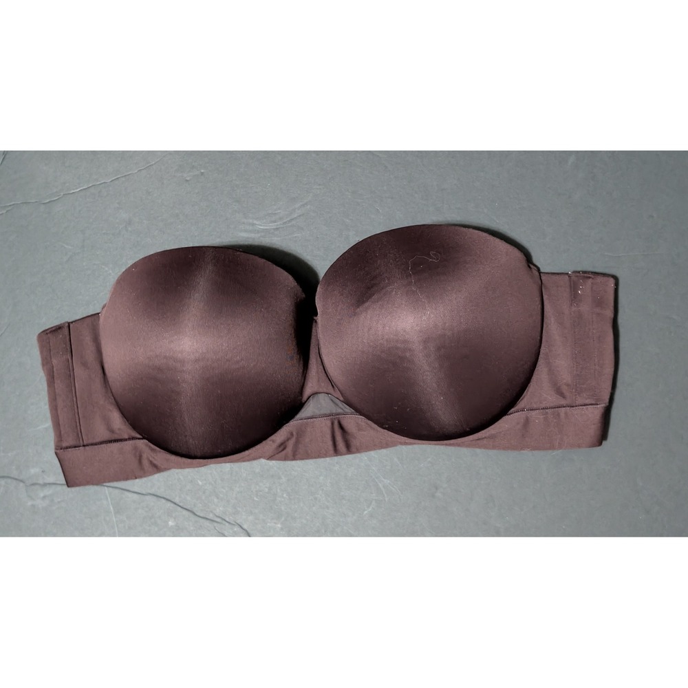 Cacique Brown Strapless Bra, size 44B